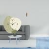 Silent Cartoon Wall Clock for Kitchen Office Farmhouse with Miniature Grandfather Model Room