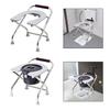 Foldable Toilet Seat Strong Bearing Capacity Bedside Commode Elderly Adults
