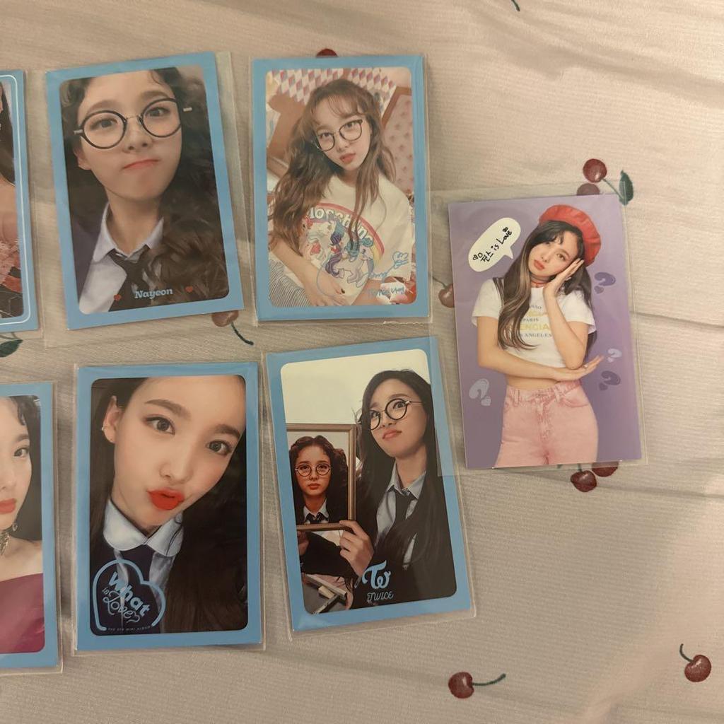 [USED] Twice Nayeon Trading Card What's Love Complete Set