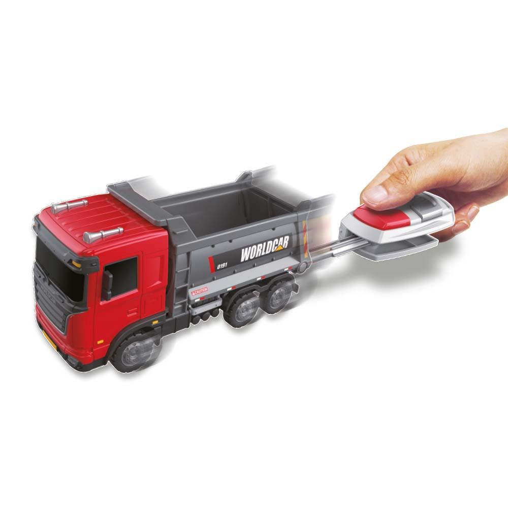 [Mimi World Official] World Car Power Key Dump Truck, popular Korean character toys