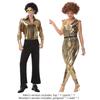 Unisex Polyesterfaser Kostüm für Spiel, Anime und Cosplay, Retro Europäischer und Amerikanischer Disco-Stil