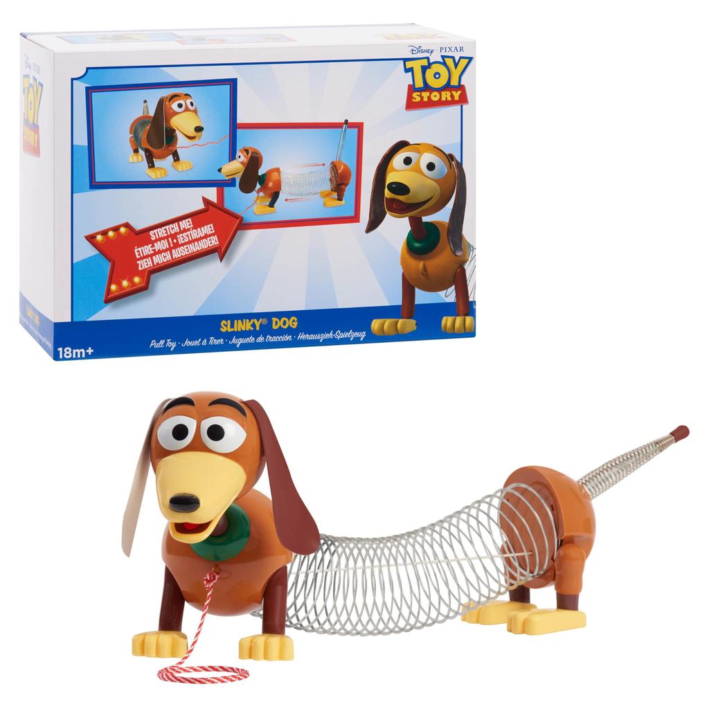 Disney Pixar Toy Story Slinky Dog Brinquedo de Puxar Disney PIXAR 2020 TOY STORY SLINKY DOG BRINQUEDO DE PUXAR [Item] Mercadorias Boneca de Filme