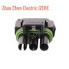 3-Pin Automotive Wiring Harness Connector Set: Male & Female Plugs with Terminals