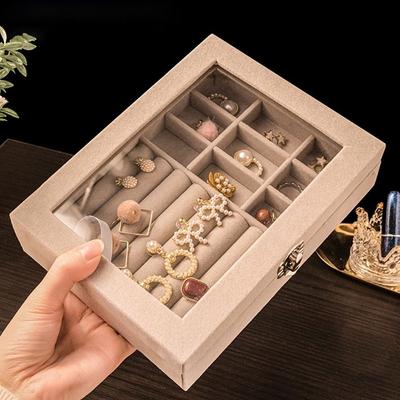 Fluwelen Organizer Grote Capaciteit Displayhouder Cadeauhoesje Dames