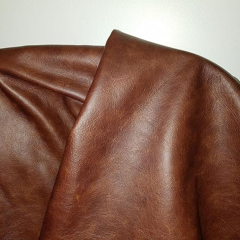 

Brown 1.2mm Matte Waxed Oil Full-Grain Leather Genuine Leather Material Soft Upholstery Sofa Bed Head Seat Handmade DIY Clothing 21x14cm коричневый