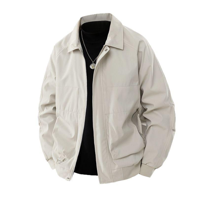 Men's Spring and Autumn Coat Korean Version of Light Ripe Style Men's Loose Casual Lapel Collar