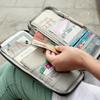 Ταξιδιωτικό πορτοφόλι Διαβατήριο Κάτοχος πιστωτικής κάρτας Organizer Θήκη μετρητών Τσάντα εγγράφων Πολυλειτουργικό πορτοφόλι Πακέτο ταξιδιού Τσάντα αποθήκευσης συμπλέκτη