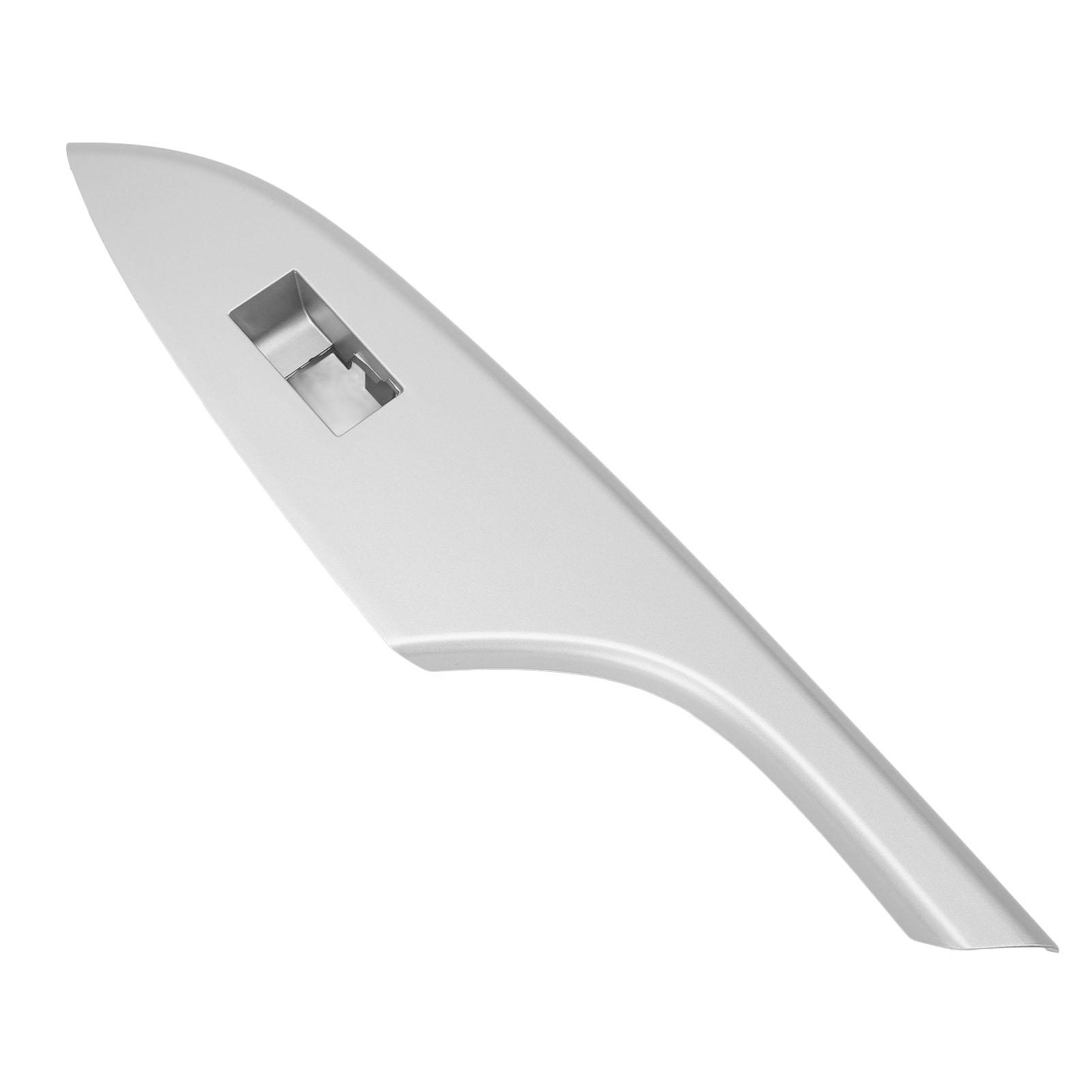 Накладка на рамку переключателя стеклоподъемника автомобиля Серебристая накладка на панель переключателя стеклоподъемника на подлокотнике для Corolla 2007–2013