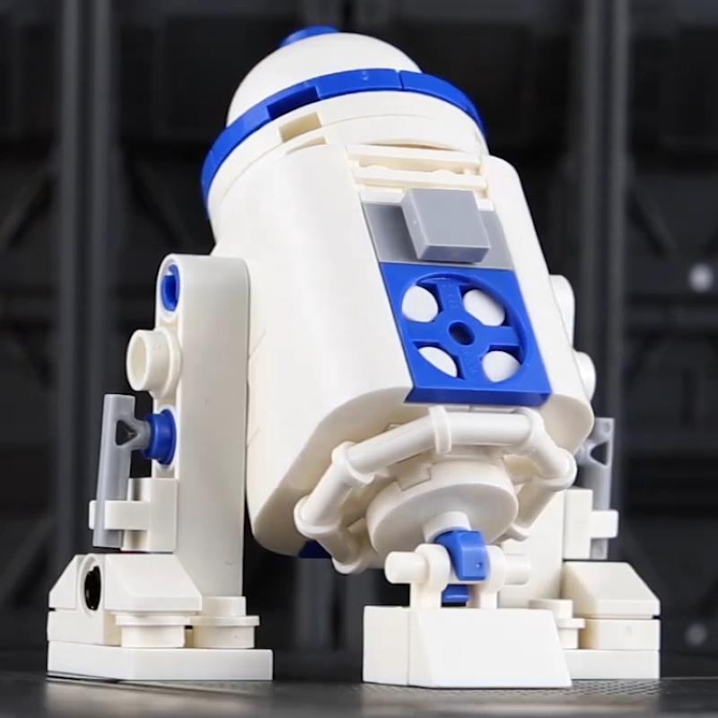 Ungiftiges Weltraumroboter-Bauset - 102 Teile 3D STEM-Spielzeug für Kinder im Alter von 6-12 Jahren R2D2-Stil DIY Pädagogisches Geschenk für Geburtstag Weihnachten
