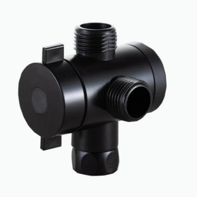 3-režimový prepínací adaptér Mosadzný G1/2 palcový konektor Kúpeľňové doplnky 3-cestný nastaviteľný prepínací ventil pre sprchovú hlavicu