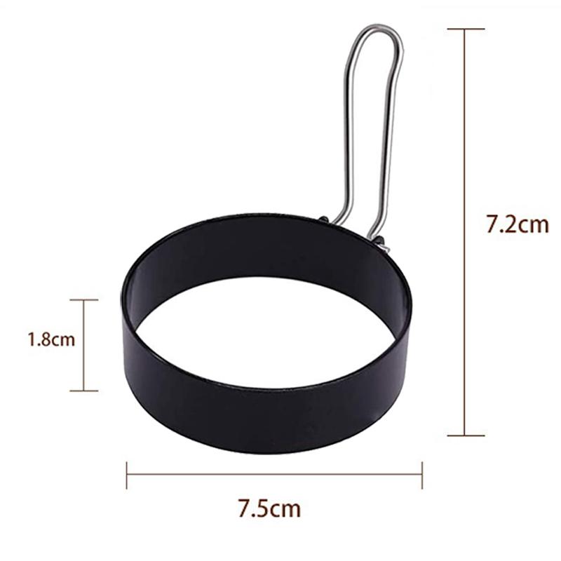 Fried Egg Mold Non-Stick Egg Ring Omelette Shaper Breakfast Pancake Frying Egg Cooker Mold Cooking Tools Kitchen Accessories