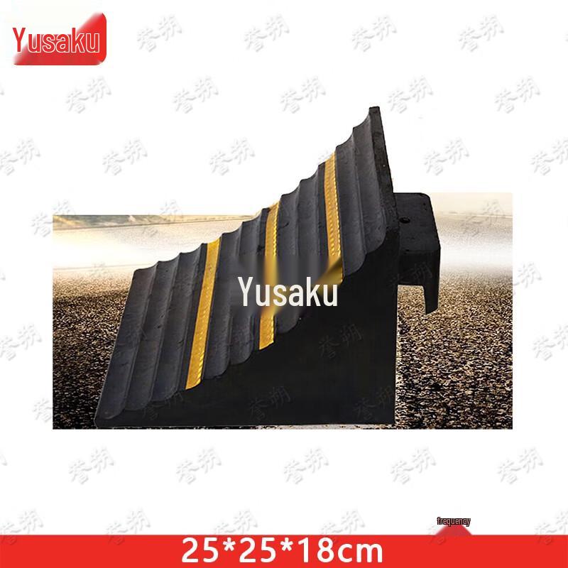 Rubber Wheel Chock with Handle