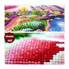 DIY Cross Stitch Kit Diamond Painting 5D Painting Kit, Colorful Flower Plant WOWDECOR Full Drill DIY Diamond Art Paint by Numbers Oil Painting