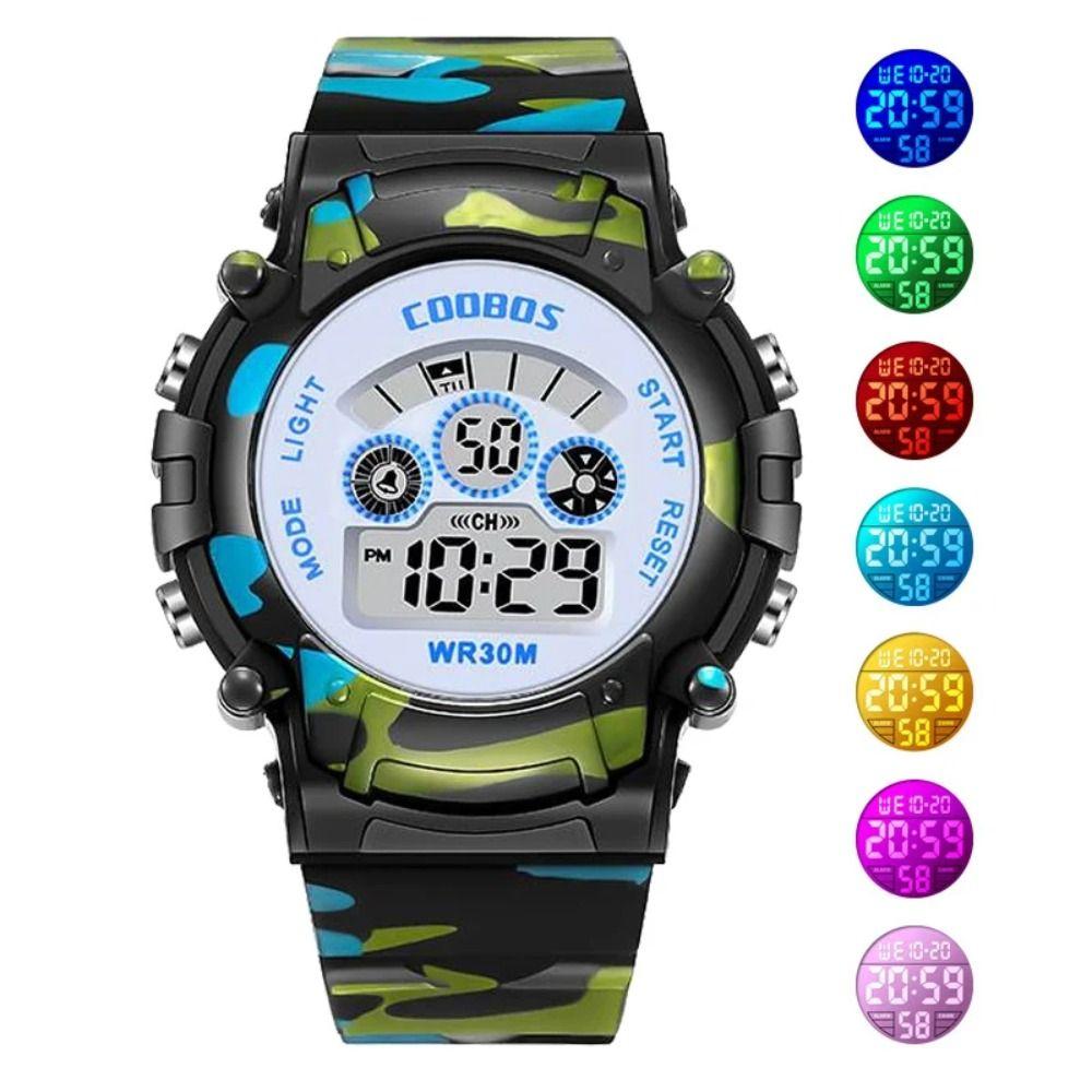 Luminous Electronic Watch Casual Wristwatches Fashion Sports Watch for Student