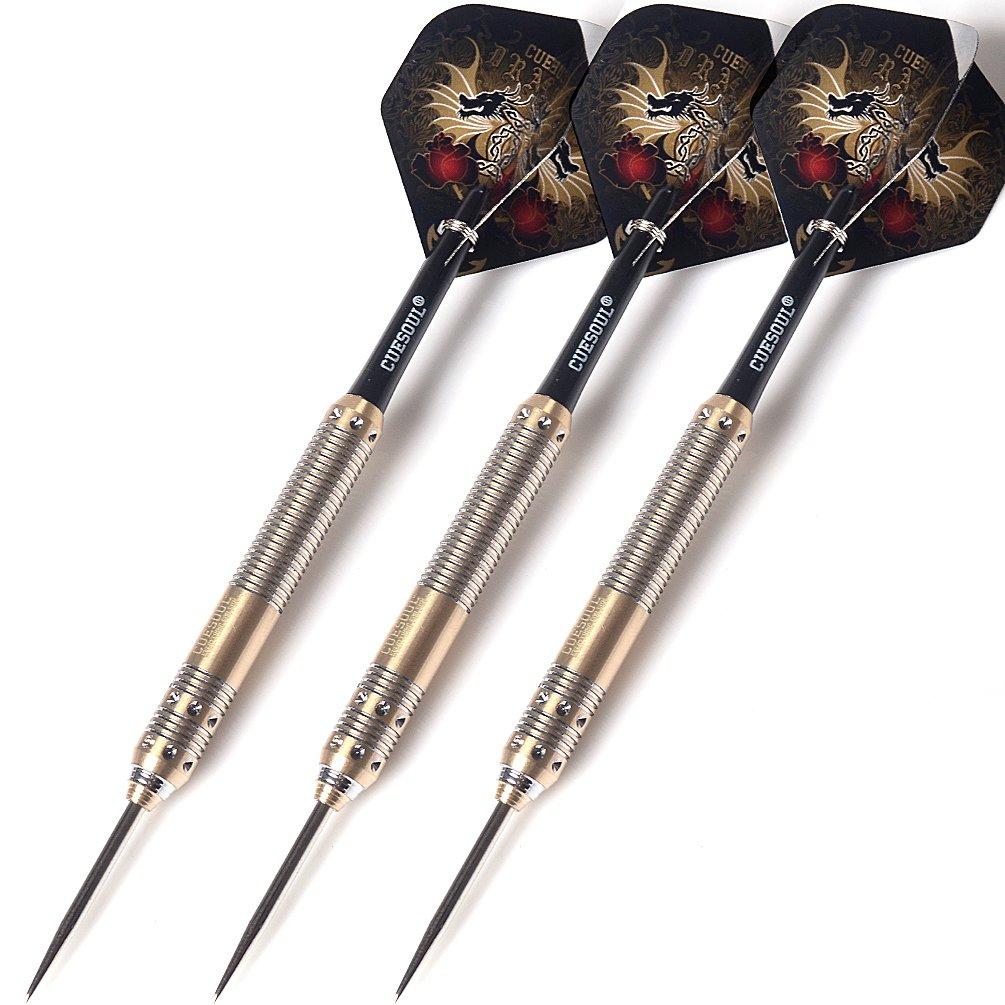 Cuesoul Dragon Deluxe Brass Steel Tip Darts 21g Set, F2302-L