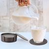 6Pcs Business Leather Coaster Heat-resistant Round/Square Drink Mat Tableware Pads  Kitchen