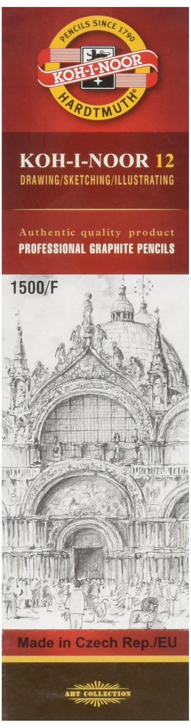 

Graphite Pencil 1500 F 12 in SET 150000F01170 KOH-I-NOOR