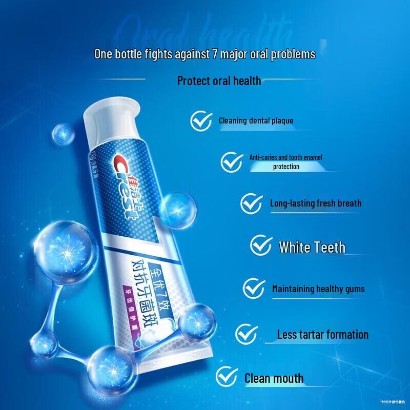 Crest 7-Effect Anti-Plaque Toothpaste