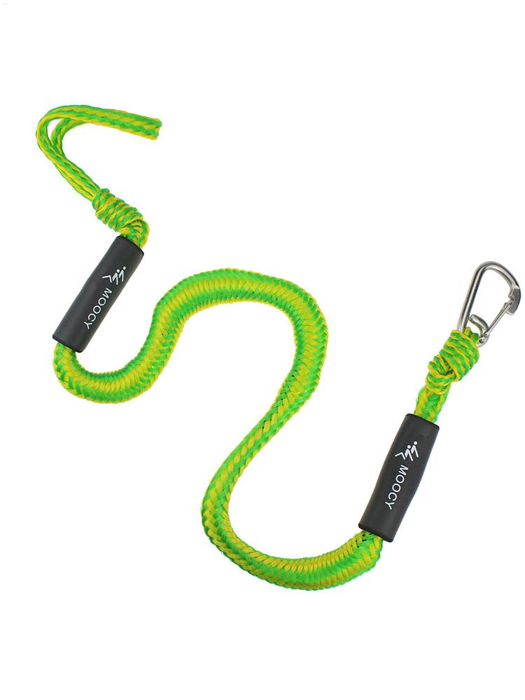 Elastic Dock Line With Stainless Clip Heavy Duty Braided Line Marine Rope For Jet Ski Watercraft Boat Kayaking Marine