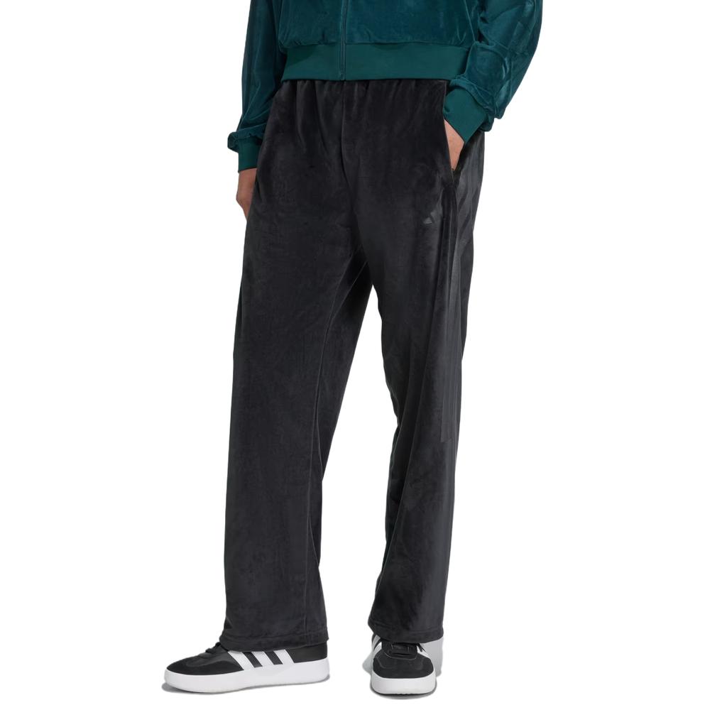 Adidas Sportswear Black Velour Pants Men Bottoms JM4305