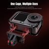Metal Rabbit Cage for DJI Osmo Action 6 Magnetic Protective Frame with Cold Shoe Mount For DJI Osmo Action 6 Camera Accessories