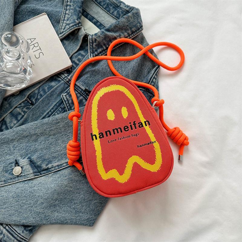 Trendy Medium Sized Square Handbag For Women Featuring Cozy Soft Canvas Material Ideal For Everyday Use