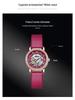 OUBAOER Women's Casual Mechanical Watch with Roman Numeral Dial, Waterproof Design