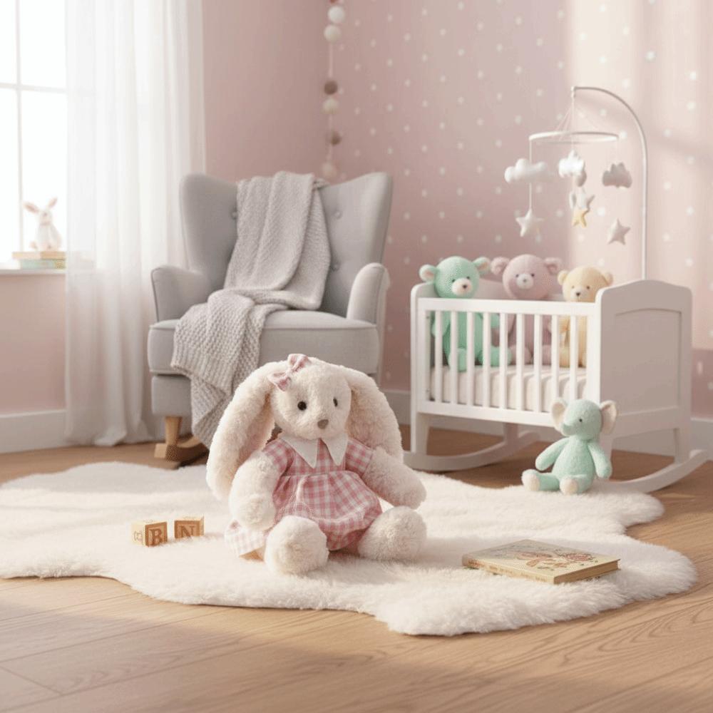 With Dress Rabbit Plush Toy Soft Stuffed Animal Dress Up Doll Rabbit Doll Baby Soothing Gifts