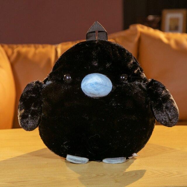 

1 шт., 35*40 см, милый плюшевый рюкзак с изображением воробья и вороны, подушка, милая твидовая игрушка-птица, мягкие куклы-животные, детский подарок на день рождения 35CM чёрный