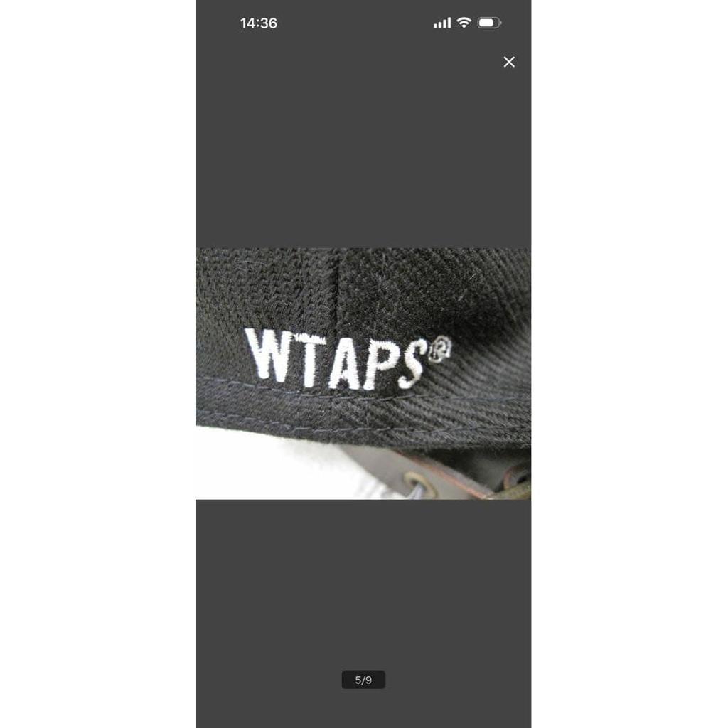 Used WTAPS Cap Black Cotton Size X00