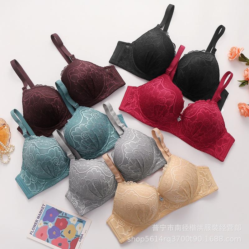 Women Plus Size Push Up Breathable Summer Adjustment Bra