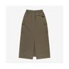 The North Face Zipper Pocket Split Casual Long Skirt Women skirts NK6NS32L
