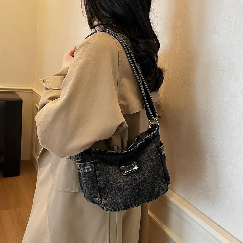 Women's Denim Crossbody Bag