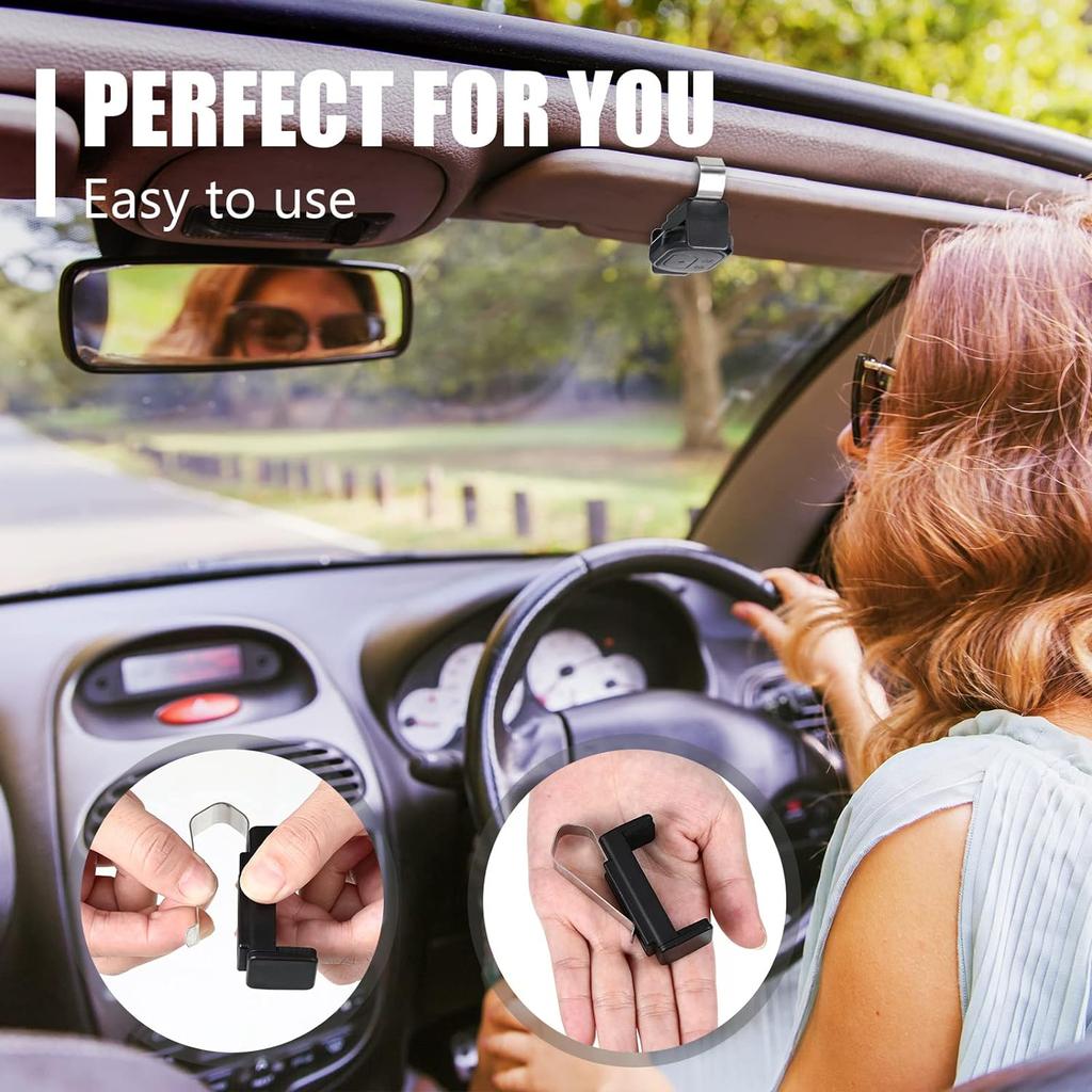 Garage Door Opener Clip Universal Car Garage Remote Visor Clip Compatible With Liftmaster, Sears And Chamberlain