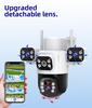 Ultra HD 6MP Outdoor 4G Solar WiFi Camera with Triple Lens