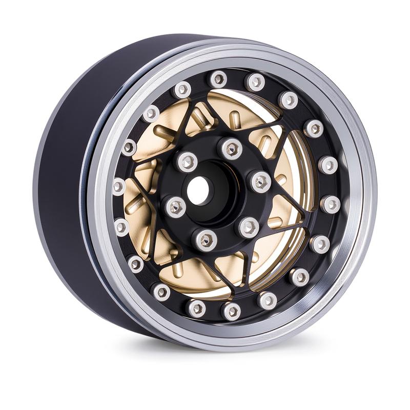 2/4Pcs Brass Internal Counterweight 62g for 1.9 2.2 Inch Wheel Rims Axial SCX10 90046 TRX4 TRX6 1/10 RC Crawler Car Parts