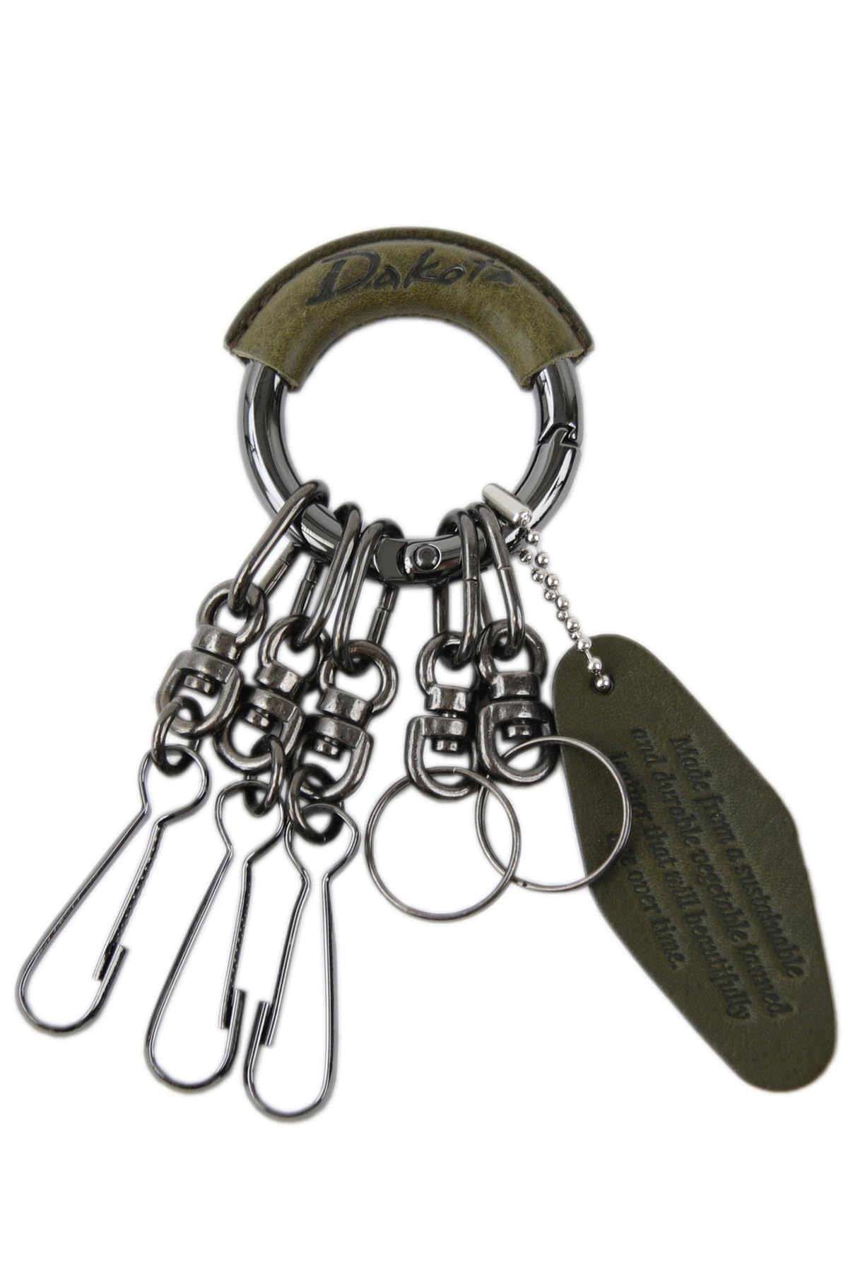 

Dakota BLACK LABEL Keychain, Khaki, BL-637001-51