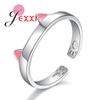 New Arrival Simple High Quality Cute Cat Ear Real 925 Sterling Silver Open Ring For Women Girl Fashion Jewelry Gift
