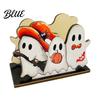 Decorative Napkin Stand Pumpkin Indoor Holder Black Cute Halloween Wooden Cat Mummy Holiday Dining Accessory Desktop Organizer for Party