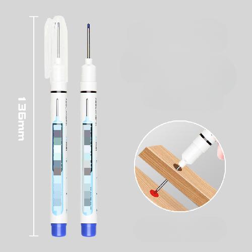 1pc Long Head Marker Marking Pen Permanent Paint Pen Set For Woodworking Decoration Deep Hole Marker Stationery Art Supplies