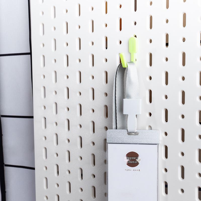 Naquduo HIPS Pegboard Nail-Free Hooks for Clothes, Kitchen Utensils, and Ornaments