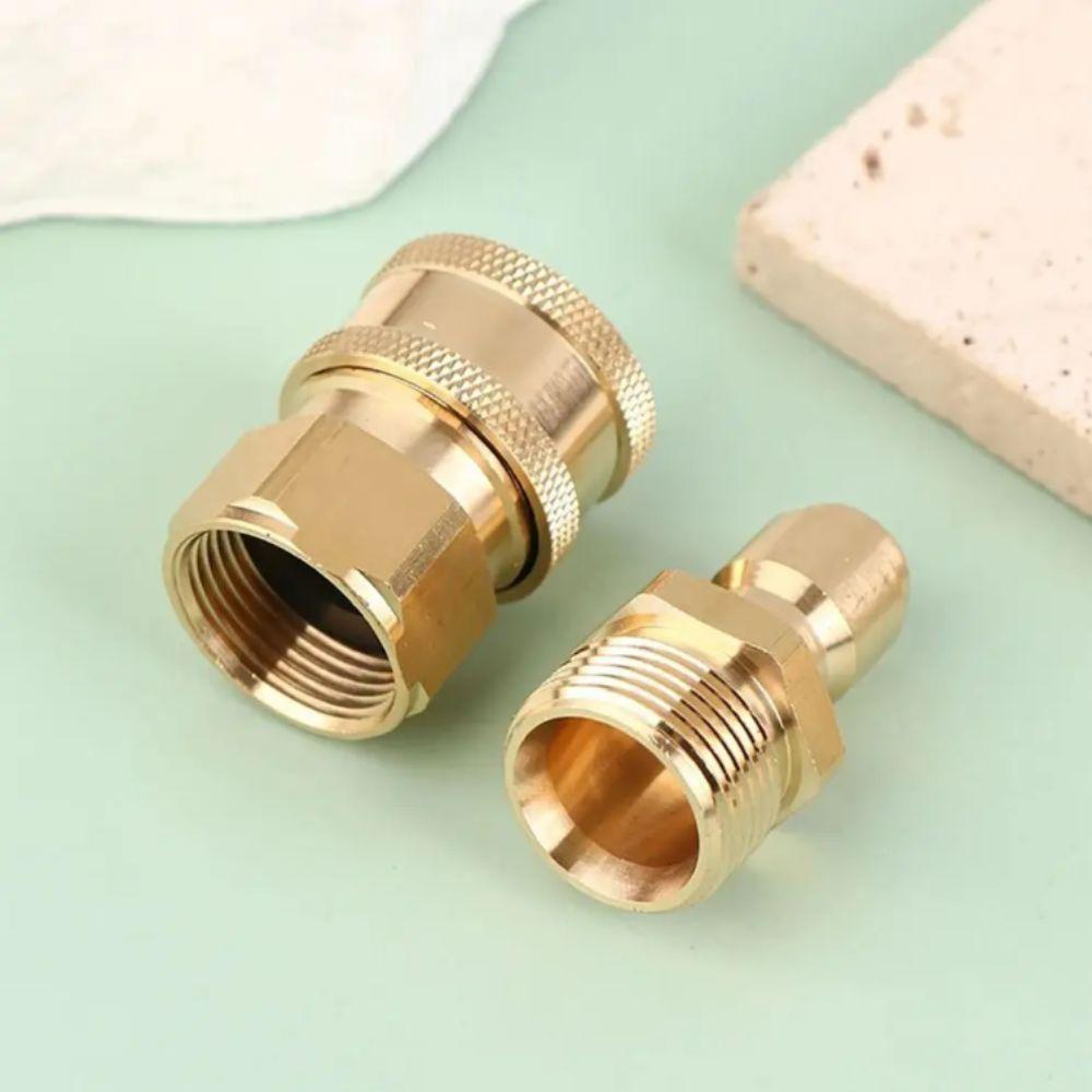 14/15mm Adapter Quick Connect Kits High Pressure Pipe Joint Hose Coupler  Pressure Washer