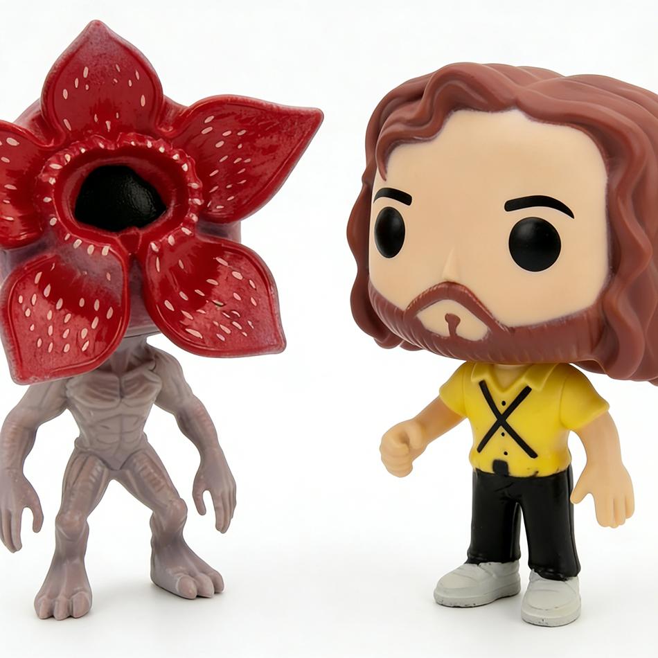 6Pcs/set Anime Strangers Things Figure Cute Eleven Demogorgon Action Vinyl Collectible Ornaments Model Toys Holiday Gift Poseable Articulated Scale