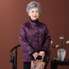 New Chinese Style Plus Size Velvet Jacket for Elderly Women – Thick Winter Wear for Grandma