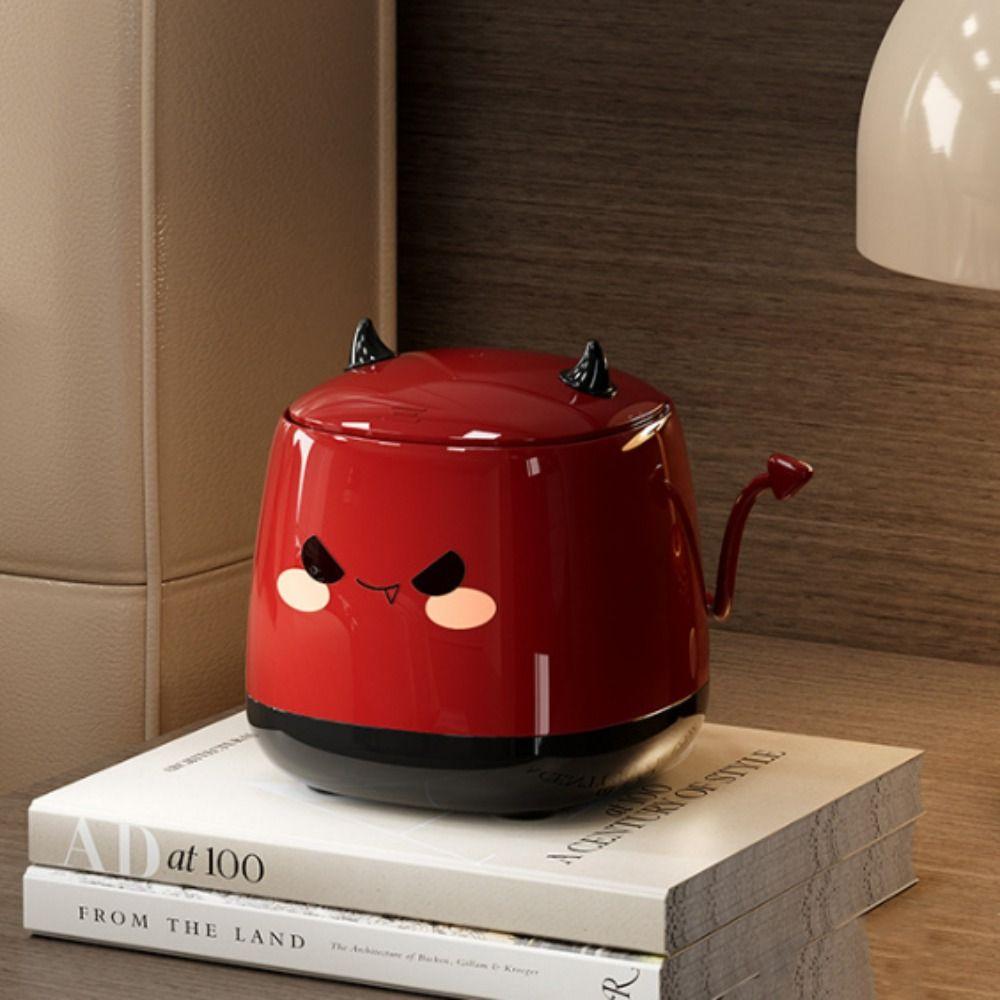 Simple Design Mini Trash Can Cartoon Dust Bin Stylish Desktop Trash Can Car