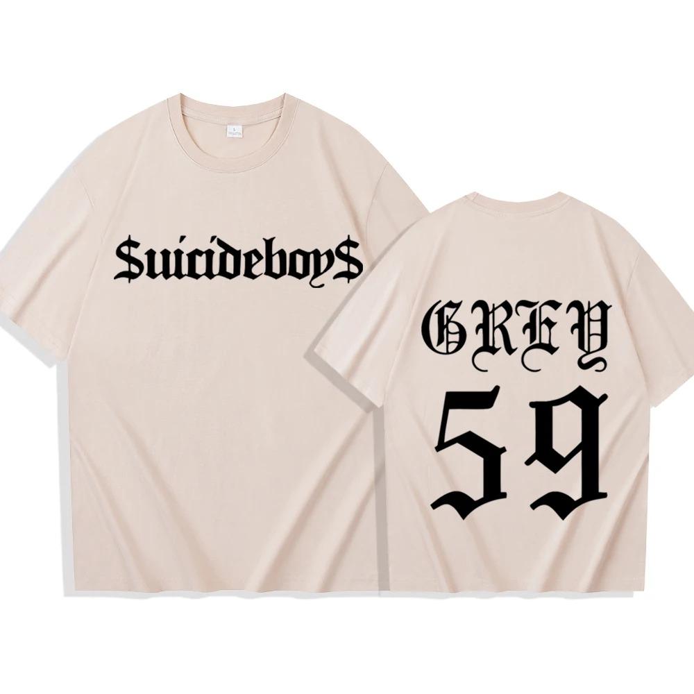 Suicideboys G59 Rapper Hip Hop Music T-Shirts Fashion Harajuku O-Neck Short Sleeve Unisex Woman Shirts Fans Gift