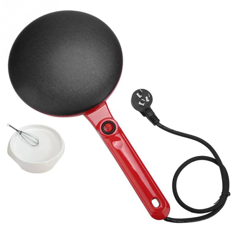 

220V 900W Electric Crepe Maker Pizza Pancake Machine Non-stick Griddle Baking Pan Cake Machine Kitchen Cooking Tools Crepe EU красный