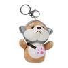 Small Shiba Inu Plush School Bag Pendant Keychain Ins Doll Keychain Backpack Pendant Cute Doll Keychain