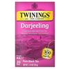 Twinings 100% Pure Darjeeling Black Tea, Individually Wrapped Tea Bags, 20 Count, 40g (1.41 Oz)