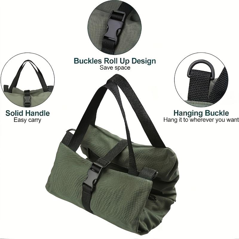 Heavy Duty Army Tool Roll-Up Bag – Durable Oxford Fabric Organizer For Mechanics Electricianstrucks  Handymentool Bag